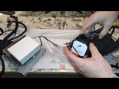 Unboxing:  ID-COOLING FROSTFLOW X 280 CPU Water Cooler White LED AIO Cooler 280mm CPU Liquid Cooler