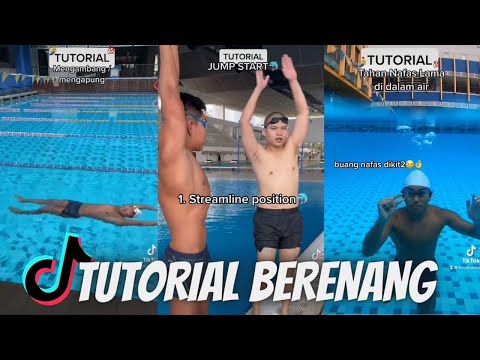 TUTORIAL BERENANG TIKTOK TIMBOI PART.1 - Jump Start / Mengambang Mengapung & Tahan Nafas Lama di Air