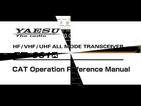 Programming FT991A Memory Locations into Ham Radio Deluxe using CAT Commands