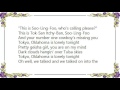 John Anderson - Tokyo Oklahoma Lyrics