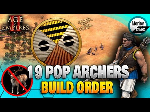 INSANE New Malians Archer Rush AOE2 Build Order - 2 ranges, No deer