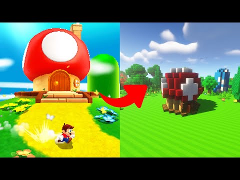 Stuffy - How to build a Toad House from Super Mario in Minecraft!