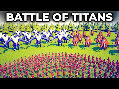 Huge Units VS Huge Armies - TABS | Battle against Titans