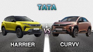 Tata Harrier vs Curvv Comparison