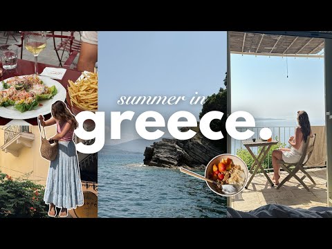 summer in greece 💙 where to eat and what to do in corfu