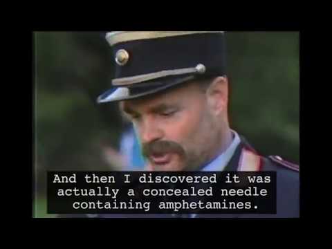 Cycling, Funny clip from Tour de Pharmacy -French Cop accidentally gets prick by tainted waterbottle