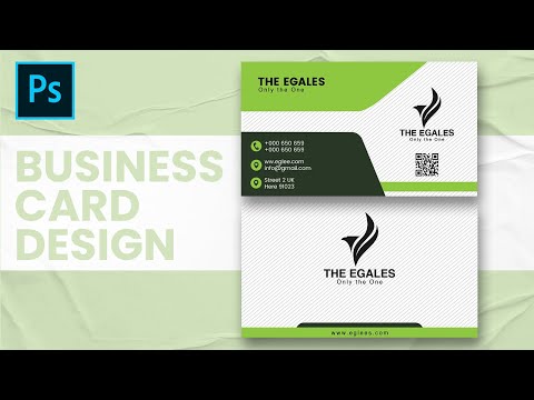 How to Design a Professional Business Card in Photoshop | Tutorial (2022)