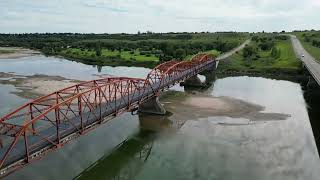 Outlook, Saskatchewan  BOB - Big Orange Bridge!