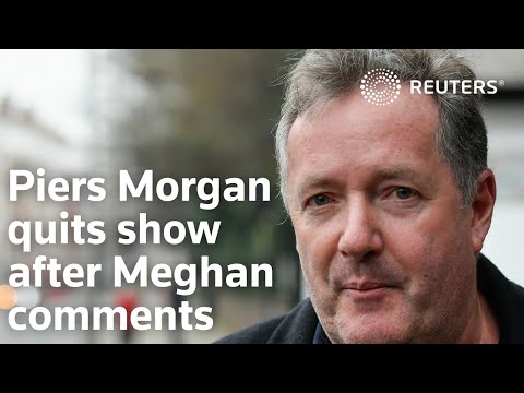 ピアーズ・モーガン、ミーガンのコメントを受けてITVの番組を辞めることに (Piers Morgan quits ITV show after Meghan comments)