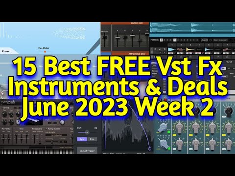 15 Best New FREE VST Plugins, Vst Instruments, Sample Packs & Best Plugin Deals - June 2023 Week 2