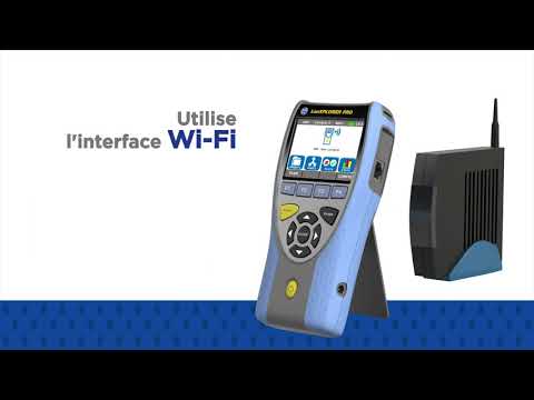 Le testeur de réseau en ligne LanXPLORER Pro permet d'analyser les réseaux, le câblage et les dispositifs Ethernet.