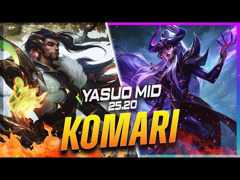 Komari - Yasuo vs Syndra MID Patch 25.20 - Yasuo Gameplay
