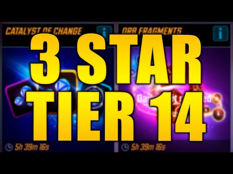 3 Star Tier 14 Orb Fragments - Catalyst Of Change 1 Star - MARVEL Strike Force - MSF