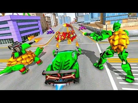 Turtle Robot Animal Rescue Robot Car Transform Game 2021