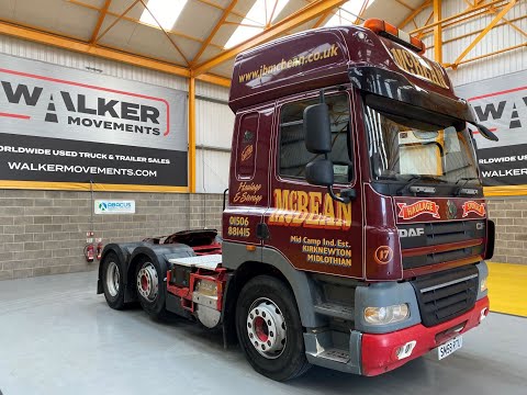 New In Stocklist For Sale:  DAF CF85 SPACE CAB EURO 4, 6X2 TRACTOR UNIT – 2008 – SM58 RTY