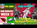 Arizona Cardinals vs Philadelphia Eagles [FULL GAME] WEEK 17 | NFL Highlights 2023
