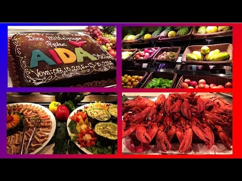 AIDA BUFFET -  MARKTRESTAURANT - FAREWELLBUFFET AIDAstella