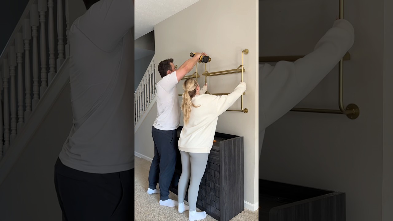 [day 02] building an at home mini bar 🍸 you can shop under “MINI BAR” on my Amazon! #minibar