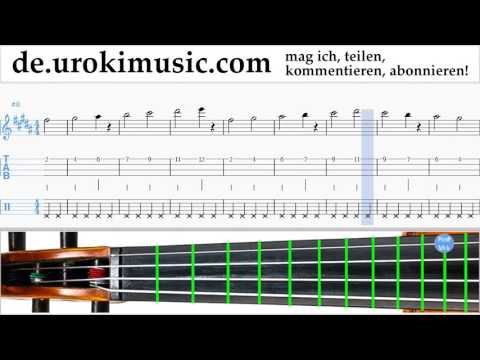 Geige Lernen David Guetta, Justin Bieber - 2U Violine Lernen Tabulatur Teil#1 Übungen um-i995
