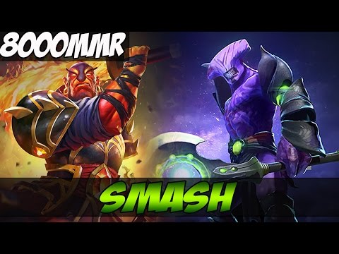 SmAsH 8000 MMR Plays Ember Spirit and Faceless Void