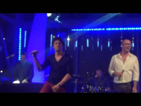 ESCKAZ live in Malmö: Adrian Lulgjuraj & Bledar Sejko - It's My Life (at Israeli party)