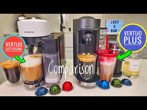 Nespresso Vertuo Lattissima vs Nespresso VertuoPlus Coffee Maker Comparison
