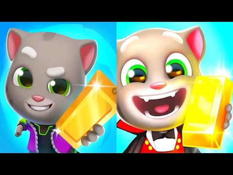 Talking Tom Gold Run - MOON FESTIVAL vs GALACTIC GOODIES iPad Gameplay 2021