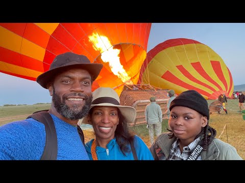 Kenya’s Safari Balloon ride preparation