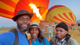 Kenya’s Safari Balloon ride preparation