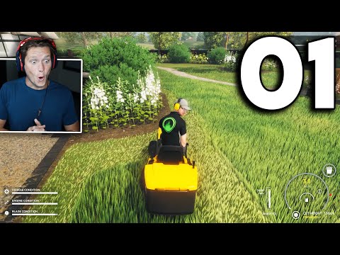Gameplay de Lawn Mowing Simulator