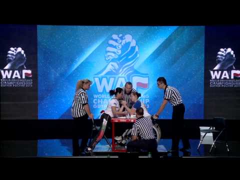 Disabled 60kg ladies left hand semi final - Worlds 2013