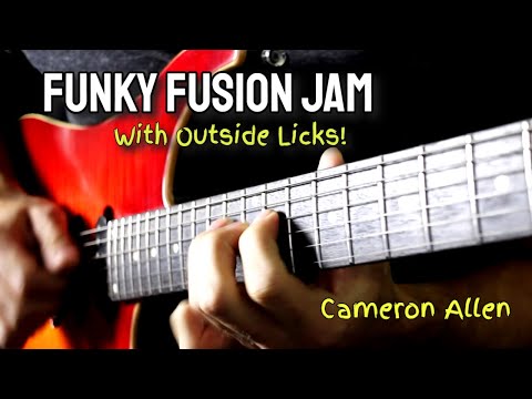 Funky Outside Phrasing Improv Jam | Cameron Allen