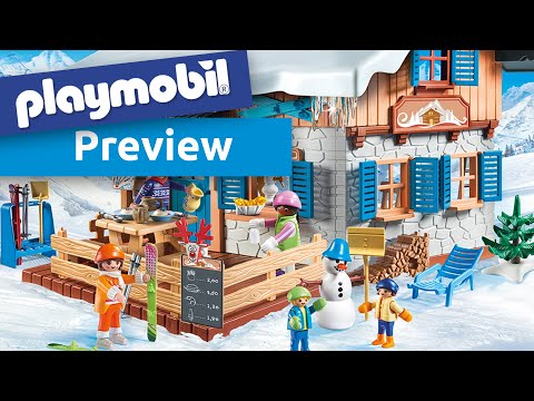 Preview : Playmobil 9280 - Skihütte