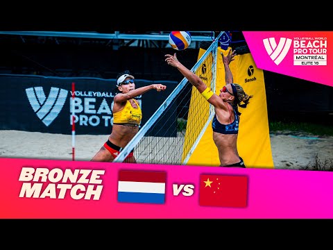 Stam/Schoon vs. Xue/X. Y. Xia -  Bronze Match Highlights Montréal 2023 #BeachProTour