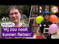 Bruce (8) finisht Ome Joop's Tour ondanks genetische afwijking