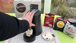 Klassischen Kaffee zubereiten mit Kaffeepadmaschine: Philips Senseo Select ECO CSA240/20 Anleitung