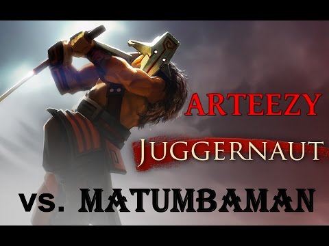 Arteezy Jugger vs Matumbaman Londruid 6.9k average MMR