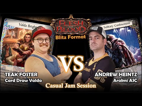 Valda v. Solitary Arakni | Flesh and Blood TCG | Blitz Format Casual Session