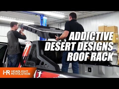ADD Honey Badger Chase Rack Ford Super Duty Install - Addictive Desert Designs and Vision X