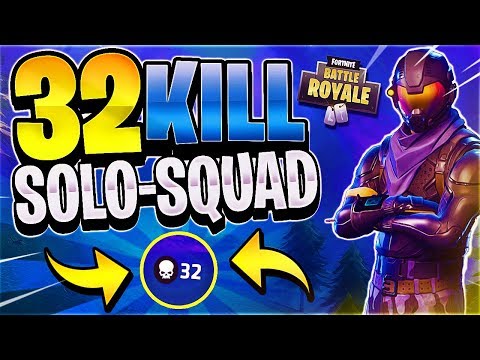 WORLD RECORD ATTEMPT! 32 KILL SOLO-SQUAD (Fortnite Battle Royale)