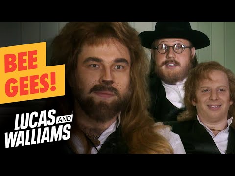 The Bee Gees Set The Record Straight | Rock Profile | Lucas and Walliams