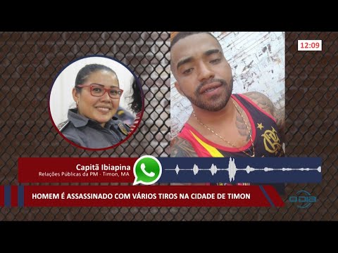 Homem é assassinado com vários tiros na cidade de Timon 29 01 2021