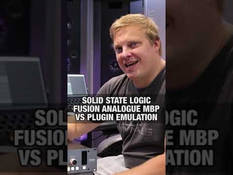 Solid State Logic Fusion Analogue MBP VS Plugin Emulation