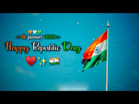 Happy Republic WhatsApp Status 2026🇮🇳| 26 January Republic Day Wishes 🇮🇳|