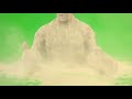 Green Screen, Gigant sandman, sand, giant