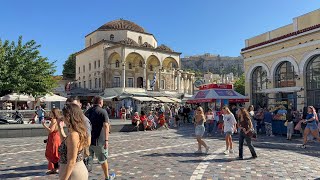 Athens Greece - September 2025 - 4K HDR Walking Tour