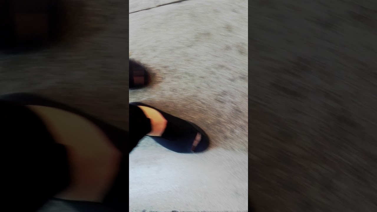 Plimsoll slipon sandal conversion