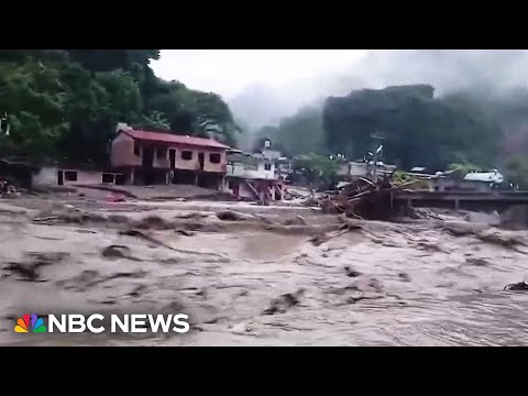 Heavy rainfalls in Mexico leave at least 64 dead and 65 missing