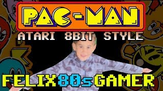 Felix 80s Gamer Plays PAC-MAN - 8bit Atari Style