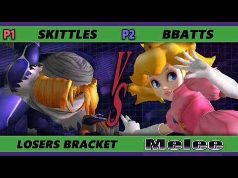 S@X 388 Online Losers Bracket - Skittles (Sheik, Fox) Vs. Bbatts (Peach) Smash Melee - SSBM
